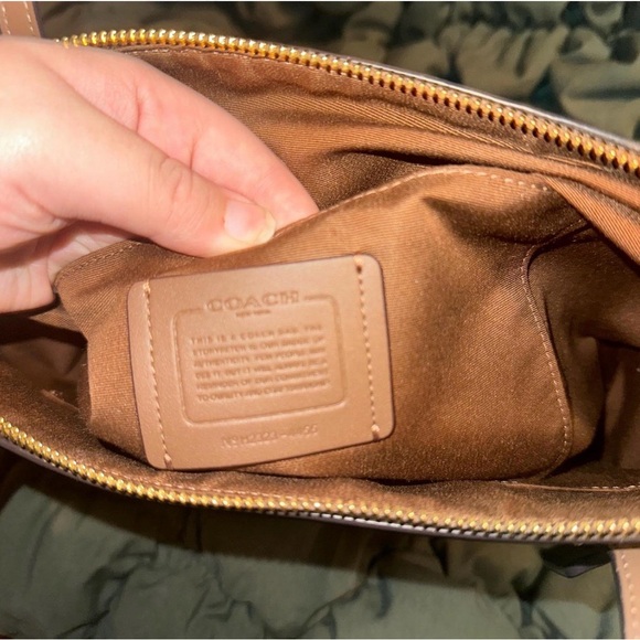 Coach Tan Signature Tote Bag - Picture 4 of 4